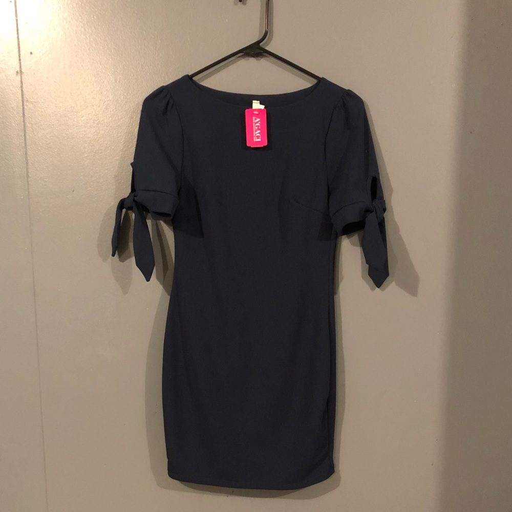 Blue navy dress